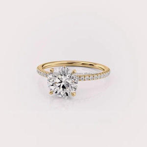 Top Selling Moissanite Engagement <b>Ring</b> for Premium Jewelry Collection Anniversary Occasion and Romantic Present For Sale - Product Image 4