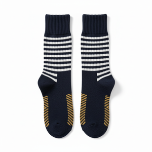 Premium Custom Knitted Crew & Knee-High <b>Socks</b> - Breathable Quick-Dry Cotton Blend - Product Image 2