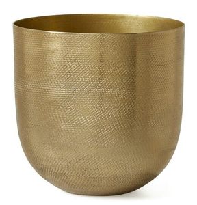 Jardinière en métal sur mesure, pot de fleurs décoratif, élégant récipient de jardin, fait main, pour l'intérieur et l'extérieur, accent botanique - Product Image 2