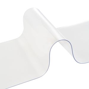 Tenda a Strisce in PVC Trasparente 84 Altezza x 38 Larghezza x 0,08 Spessore, 6 Pezzi, Isolamento Termico per Congelatori, Garage e Porte - Product Image 2