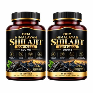 Cápsulas de Shilajit del Himalaya de Marca Privada, Cápsulas de Extracto de Shilajit Natural Purificado para Energía y Vitalidad - Product Image 1