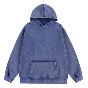 Sudadera con Capucha para Hombre, Corte Regular, 100% Algodón, Felpa, Color Sólido, Informal, Tejida, Ecológica, Transpirable, para Invierno - Product Image 2