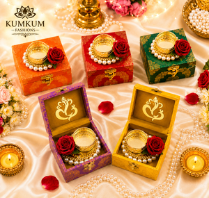 Caja de Regalo Hecha a Mano en India, Portavelas de Té con Forma de Rosa, Decoración Festiva para el Hogar, Regalos Corporativos para Bodas y Diwali - Product Image 2