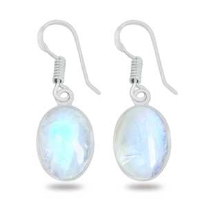 Ensemble de boucles d'oreilles pendantes en pierres naturelles de qualité supérieure, serties de cristaux assortis, plaqué argent, style minimaliste et charmant, pour soirée, vente en gros - Product Image 2