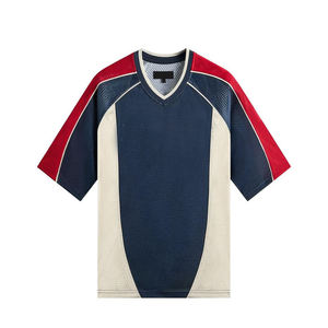 Camiseta Deportiva Personalizada de Fútbol para Hombre, Transpirable, con Estampado Completo, Cuello en V, Corte Holgado, Alta Calidad, Precio Razonable - Product Image 6