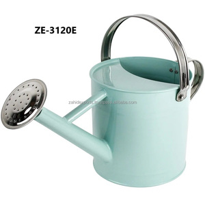Stainless Steel Galvanized 1.5L Eco-Friendly Watering Can Vintage Style Elegant Garden Accessory <b>Tabletop</b> Decor Zahid Exports - Product Image 4