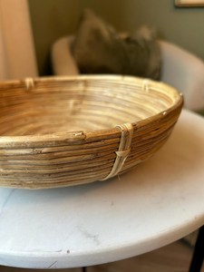 Cesta de Ratán de Diseño Premium y Duradera con Bordes Reforzados, Ideal para Decoración Rústica y Almacenamiento Práctico - Product Image 3