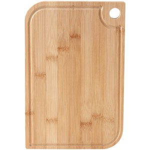 Large Bamboo Cutting Board Natural Wood Chopping Board with Rounded <b>Corners</b> and Hanging Hole Bamboo Kitchen Charcuterie Board - Product Image 2