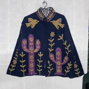 เสื้อสเวตเตอร์ปักลายกระบองเพชรสไตล์โบฮีเมียนขายส่ง คุณภาพดี ทรงหลวม แขนยาว คอจีน ความยาวเต็มตัว ใส่ได้ทุกฤดู สไตล์ลำลอง - Product Image 4