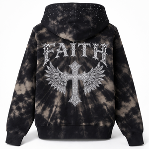 Sudadera con Capucha de Invierno Personalizada al por Mayor, con Decoración de Lentejuelas, 100% Algodón Ecológico, Proveedor OEM Directo de Fábrica - Product Image 2