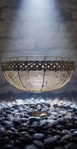 Bol en métal tressé à motif treillis, texture moulée, pour cuisine et salle à manger, article de vaisselle, fournisseur pour commandes en gros - Product Image 4