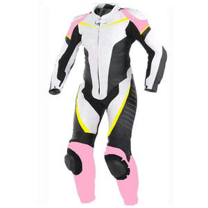 Traje de Motociclismo de Cuero Personalizado de Una Pieza, con Protección CE, Traje de Carreras Profesional para Motociclistas, OEM - Product Image 4
