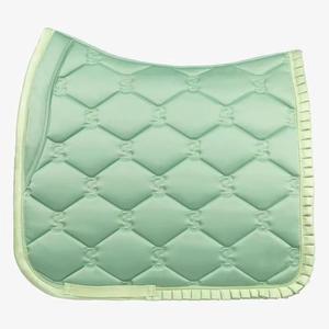 Top Trending <b>Equestrian</b> Custom Tack Wholesaler Supplier Horse Riding Products Satin Silk Saddle Pad Top Ranking - Product Image 1