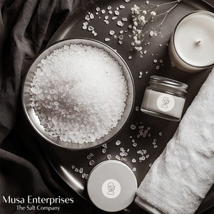 Sal de Baño del Himalaya Natural Blanca de Grano Fino Tallada, Ecológica, Suave, Mineral, para Terapia de Spa, Relajante, Cristal para Baño Corporal - Product Image 5