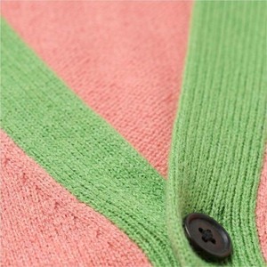 Sorority AKA V Neck <b>Cardigan</b> Sweater <b>Chenille</b> Logo Greek Lettering Preppy Style Women's Knitted Long Sleeve Custom <b>Cardigans</b> - Product Image 3