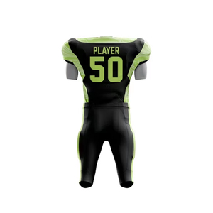 Ensemble de maillots de football américain pour hommes SPODI SPORTS personnalisés de haute qualité, réversibles, respirants, à séchage rapide, extensibles, à manches courtes - Product Image 2