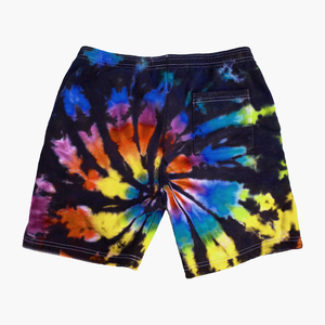 Shorts tie-dye pour homme, été, coton molletonné de haute qualité, longueur genou, respirants, pour la plage - Product Image 4