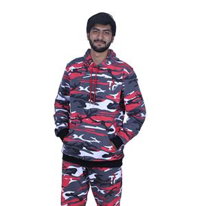 Logo personnalisé Nouveaux hommes Sports Broderie Logo Unisex Streetwear Polaire Camouflage Pulls Hoodies & Sweat-shirts - Product Image 1