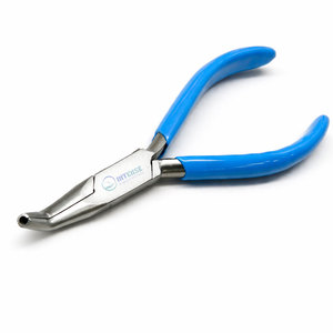 Alicates para Anillas de Salto con Punta Curva y Ranurada, Herramienta Profesional de Acero Inoxidable para Envolver Alambre y Abalorios en Joyería - Product Image 5