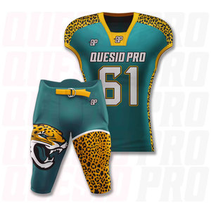 Uniforme de Fútbol Americano Personalizado de Secado Rápido, Transpirable, de Alta Calidad, Conjunto Profesional con Logotipo del Club, Nombre del Equipo y Número en Oferta - Product Image 6