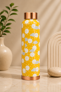 Handmade Enamelled <b>Copper</b> Water <b>Bottle</b> Pure <b>Copper</b> <b>Drinking</b> <b>Bottle</b> Ayurvedic <b>Copper</b> <b>Bottle</b> Designer Printed <b>Copper</b> <b>Bottle</b> - Product Image 5