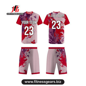 Custom Basketball Jersey Set Sublimated V-Neck Sleeveless Unisex Adult Breathable Mesh Uniform - Product Image 3