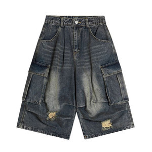 Nouveauté : Shorts en jean noir délavé sur mesure pour homme – Qualité supérieure, shorts en jean déchiré personnalisés pour l'été - Product Image 5