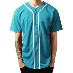 Camisetas deportivas transpirables personalizadas para hombre, impresas con técnica de sublimación para equipos de béisbol y sóftbol. Camiseta de béisbol. - Product Image 1