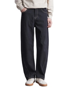 2025 Luxury New Trend Selvedge Plaid <b>Jeans</b> <b>Men</b> Custom <b>High</b> Quality Loose Fit Straight Mid <b>Waist</b> Designer Business Casual Pants - Product Image 1