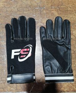 Gants de parachutisme avec logo brodé, gants personnalisés avec logo imprimé pour parachutistes, paume en cuir, protection contre le vent - Product Image 2