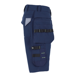 Men's Canvas Cargo Work Shorts Detachable Holster Pockets Multi Tool ID Card Pocket Reflective Workwear Shorts - Product Image 4