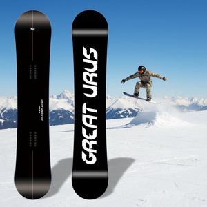 <span class=keywords><strong>Snowboard</strong></span> haut de gamme pour adultes, adapté à tous les terrains et au freestyle, avec une construction en bois et fibre de verre, en noir. - Product Image 4
