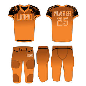 Meilleures ventes : Ensembles d'uniformes de football américain respirants à motifs 3D imprimés, vêtements de sport personnalisés pour équipes, haute qualité, antibactériens - Product Image 4