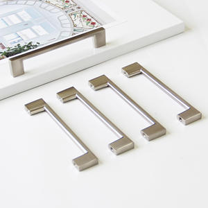 Poignée de meuble carrée en alliage d'aluminium de qualité supérieure, style moderne et minimaliste, pour cuisine, salle de bain et salle à manger - Product Image 4