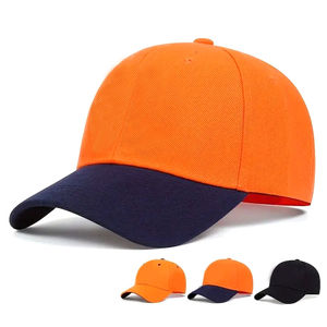 Baseball Caps for Men Logo Breathable & Waterproof 100% Cotton OEM Service Sporty Hand Custom Soft Fabric Wholesale Embroidery - Product Image 1