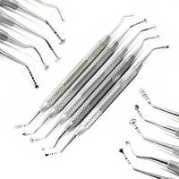 Kit d'instruments chirurgicaux dentaires pour implant de lifting nasal à base de champignons, outils manuels en acier inoxydable, pour chirurgie buccale, usage hospitalier, certifié CE