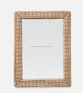 Style rétro sable dune bois placage cadre photo fil d'argent décor pour bureau ou salon pour la décoration de table à la maison - Product Image 2