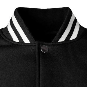 Custom Logo High Quality Autumn <b>Men's</b> Slim Stand Collar Formal <b>Baseball</b> Varsity <b>Jacket</b> Contrast Color Fleece - Product Image 6