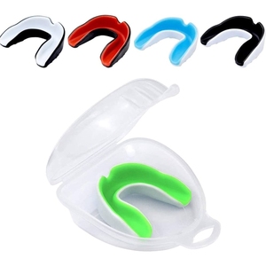 Protège-dents ergonomique pour sports de plein air, protège-gencives de football américain en silicone/PVC, ZAHRI SPORTS, léger, pour jeunes et adultes, fabriqué par le fabricant. - Product Image 1