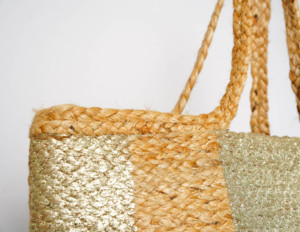 Sac fourre-tout en jute bio bohème de créateur 2026 – Écologique, élégant, réutilisable, pour voyage, plage et shopping – Pour femmes - Product Image 4