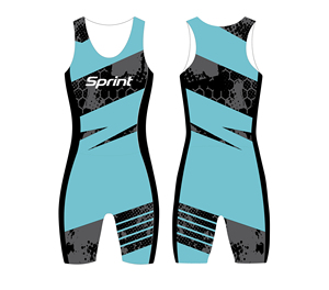 Combinaison de compétition de canoë-sprint sans manches AeroFit professionnelle - Product Image 2