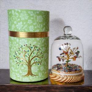 Árbol de cristal de cuarzo rosa natural al mejor precio con cúpula de cristal y base de madera para meditación, decoración del hogar, venta al por mayor - Product Image 6