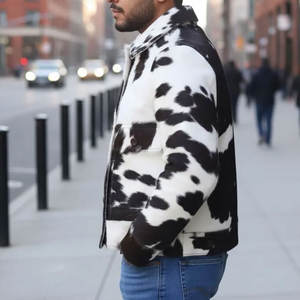 Vestes en cuir de vache véritable pour hommes, style motard classique, avec logo personnalisé, écologiques, respirantes, de qualité supérieure, pour l'hiver - Product Image 4