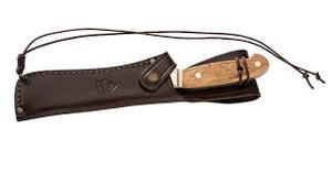 Couteau de chasse Bowie de haute qualité en acier inoxydable Stigma, manche en bois, étui en cuir, lame à pointe fixe, couteau d'extérieur - Product Image 5