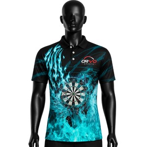 Camiseta Deportiva Orvo para Hombre, Sublimada, de Manga Corta, Secado Rápido, Transpirable, con Estampado 3D, Corte Regular - Product Image 1