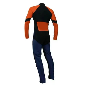 Combinaison de plongée pour femmes, deux poches, fermeture éclair, style bicolore, en spandex/nylon, col montant, ensemble de plongée - Product Image 2