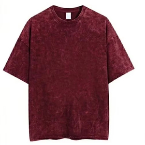 เสื้อเชิ้ตสไตล์วินเทจผ้าหนาฟอกกรดแบบสั่งทำพิเศษ - Product Image 1