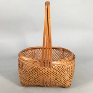 Brown Bamboo Flower <b>Basket</b> Natural Gift Hampers with Cheapest Price <b>Wicker</b> <b>Baskets</b> for Gifts - Product Image 4