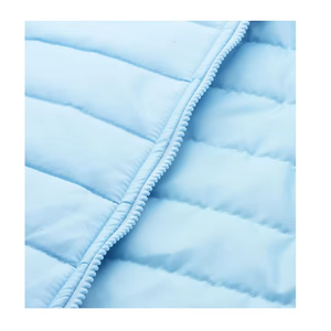 <b>Light</b> Blue Navy Custom Lightweight Puffer <b>Jacket</b> Men Quilted Packable Winter Coat Stand Collar Zip Up OEM Factory Premium - Product Image 3