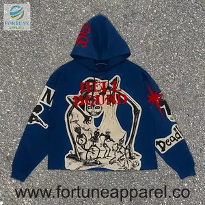 Sudadera con capucha de invierno 2026 para hombre, con cremallera completa, de tejido de poliéster/algodón, estilo Windrunner, de forro polar técnico bordado. - Product Image 5